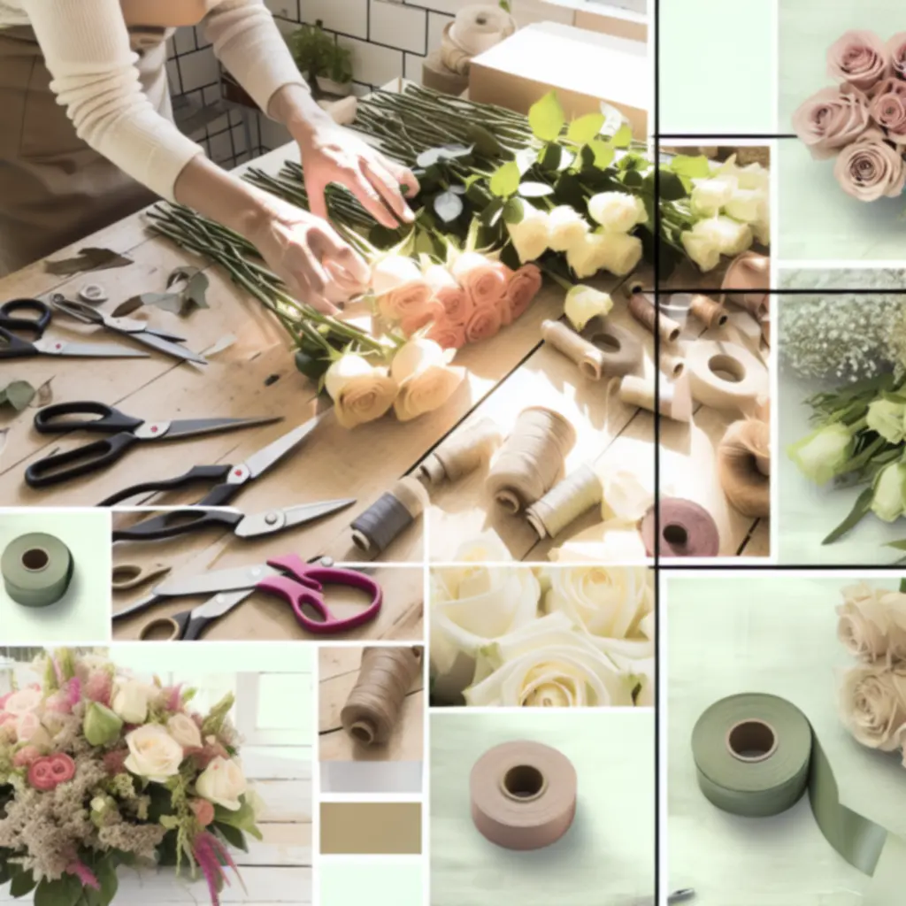 Floralista műhely munka közben Magyarországon